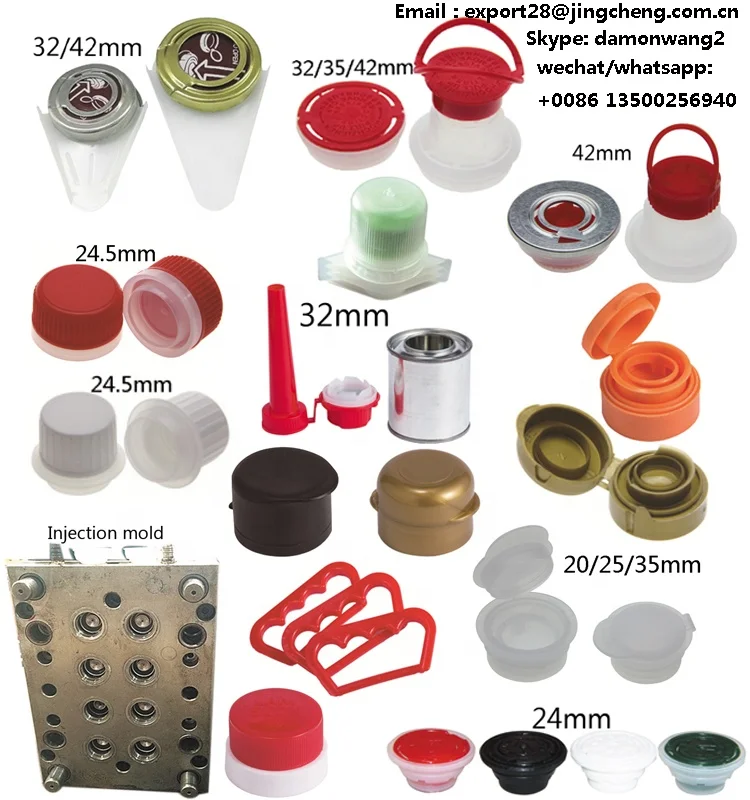 24mm DIN Plastic Push Pull Cap Closure for Walnut Oil and 250ml Tin Cans Empty Oil Tin Cans
