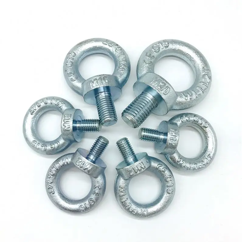 Заводская распродажа кованый оцинкованный рым-болт из углеродистой стали Din580 по низкой цене