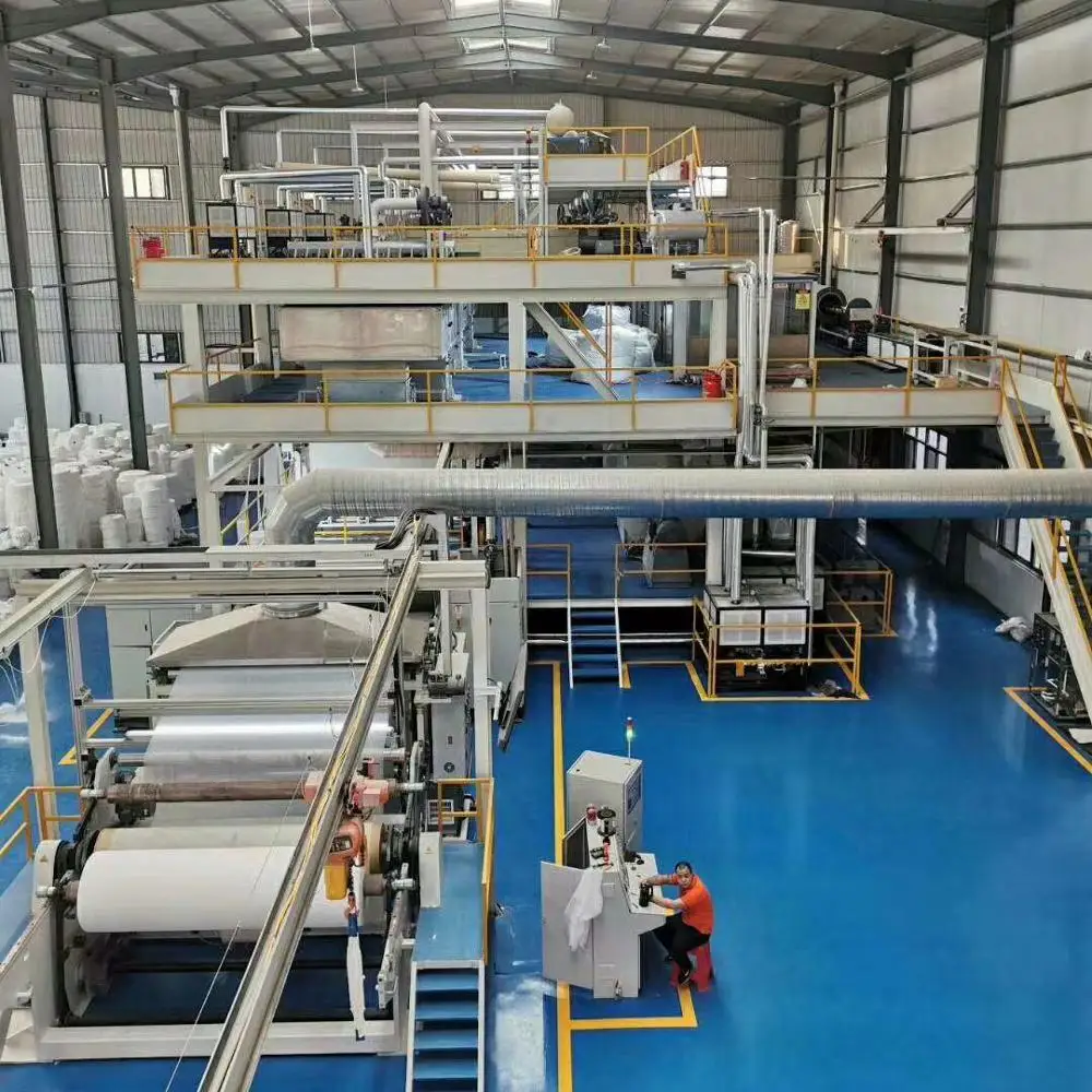 Plastic small production cotton bale opener spunbond non-woven equipment nonwoven fabric line