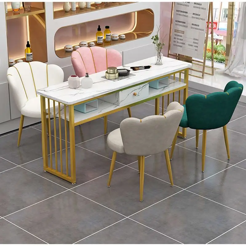 Luxury Professional Pedicure Set Nageltisch Manicure Station Manicure Table And Chair Set Beauty Technicians Modern Table