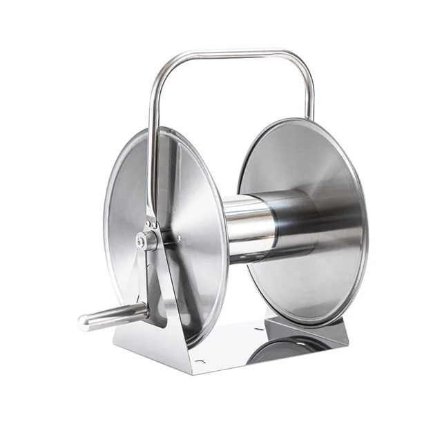 Professional Metal 40m Retractable Hose Pipe Reel Garden Hose Reel Cart For Water Hose