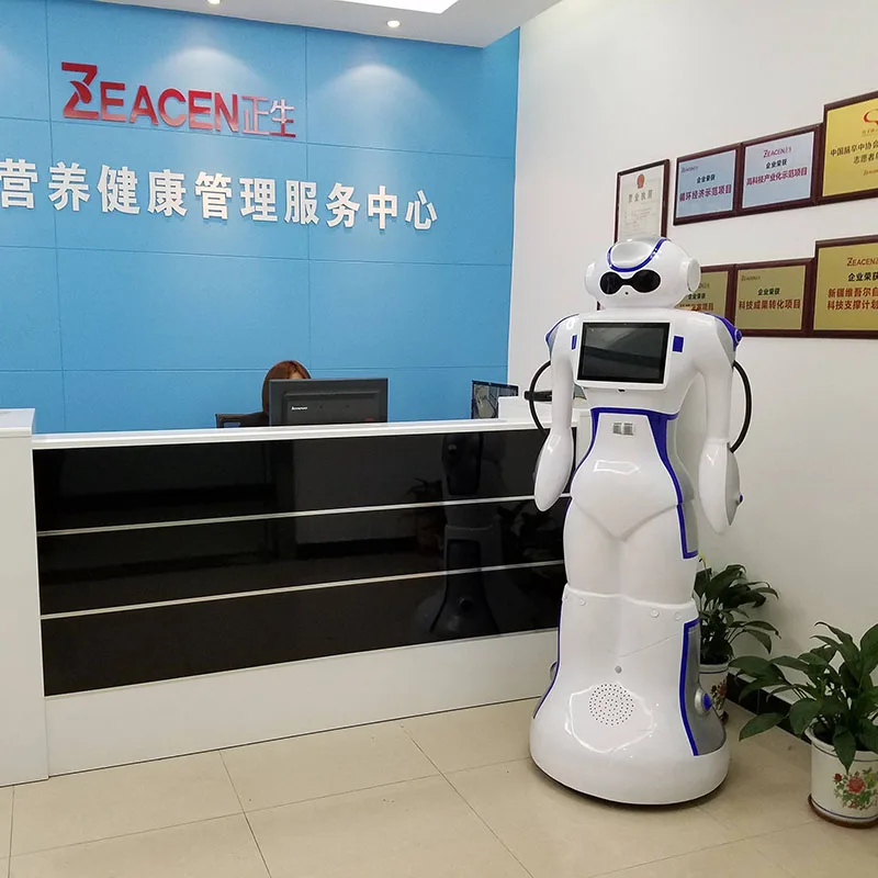Intelligent  automatic Laser Navigation and reception guide service robot