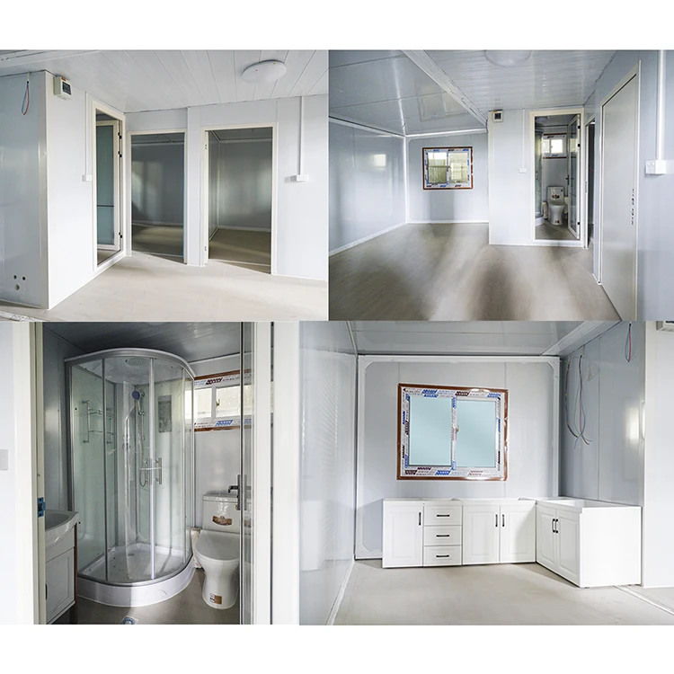 New Design Portable Container House  Kitchen 1 2 Bathroom Modern Tiny House Luxury Expandable Container Home