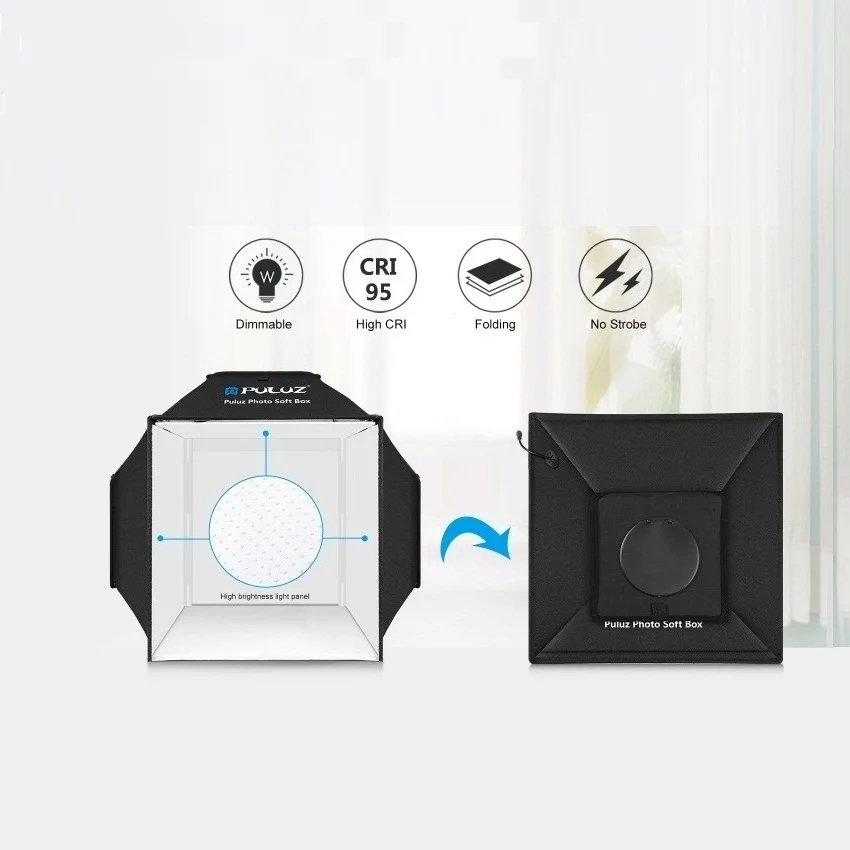 Sell pu5042 PULUZ 40cm Photo Studio photo Box Photography Soft Box Portable Folding Studio Shoot Tent Box Kit 4 color Background