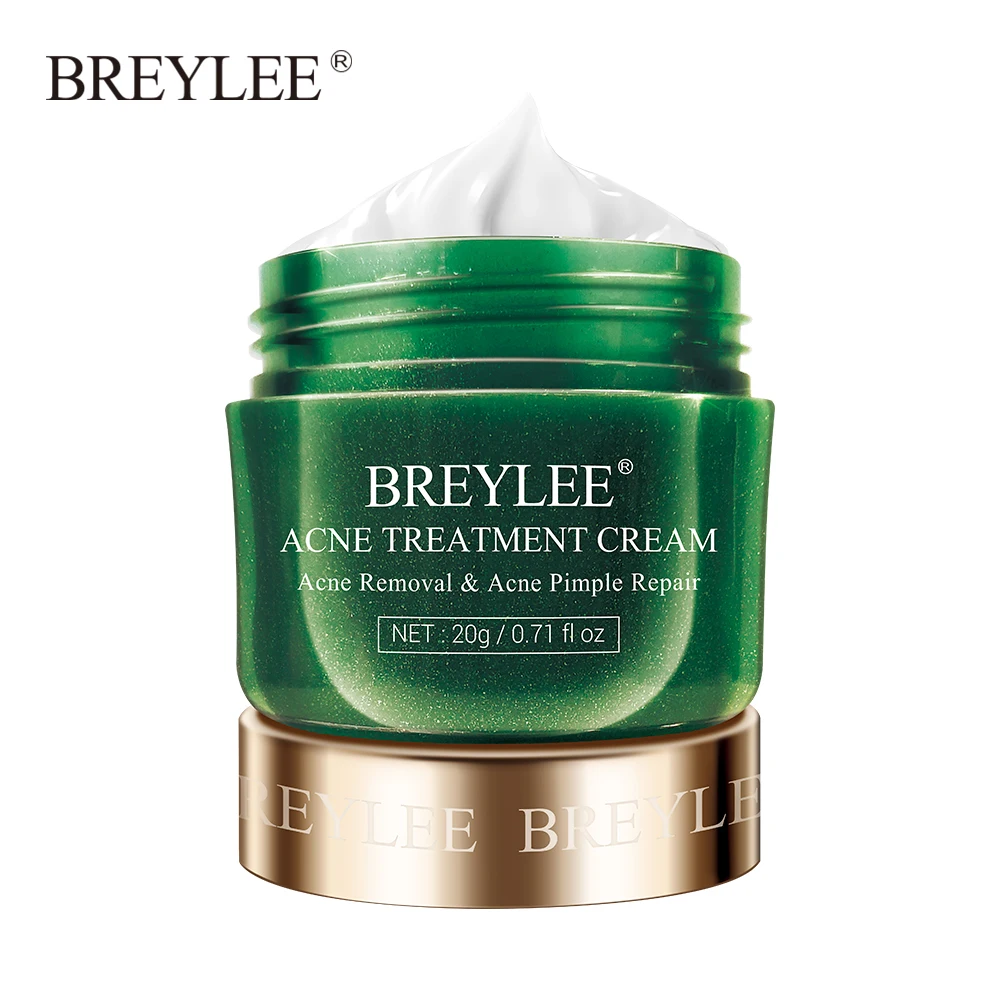 BREYLEE Skin Repair Moisturising Cream Tea Tree Oil Acne Face Cream 20g Moisturizing Repairing Essence Cream