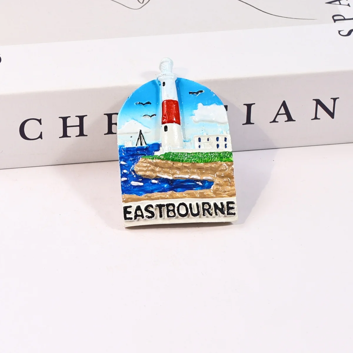 Factory cheap hand painting 3D resin magnet different country tourism souvenir gifts for home decor