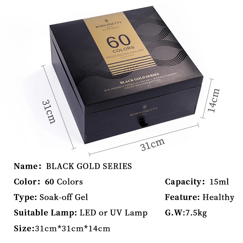  От BORN PRETTY-Pro 2021 60 цветов 15 мл гель-лаки для ногтей коллекция био-Гели Soak Off Гель-лак набор содержащий базовое топовое