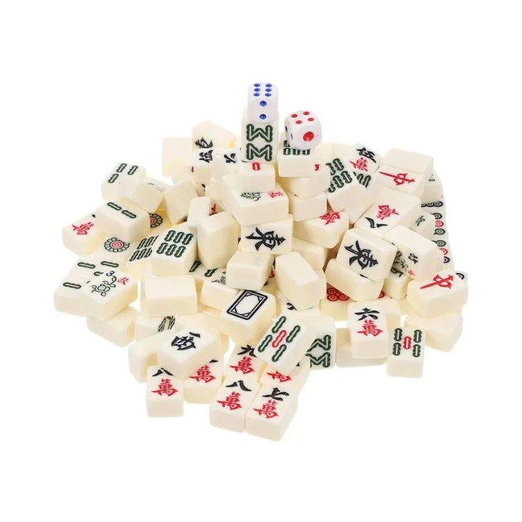 2024 OSM Hot Sale Mahjong Set, Mahjong Game Set, Chinese Mini Portable Mahjong Set