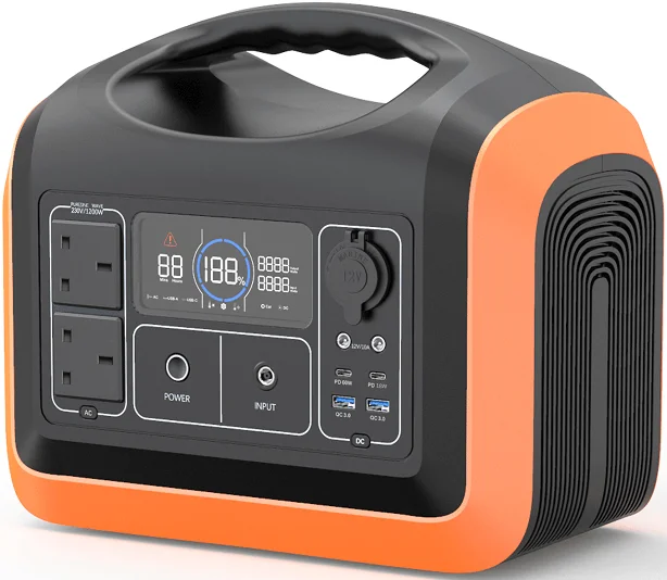 Аккумуляторная электростанция lifepo4 120 В 220 1000 Вт 1200