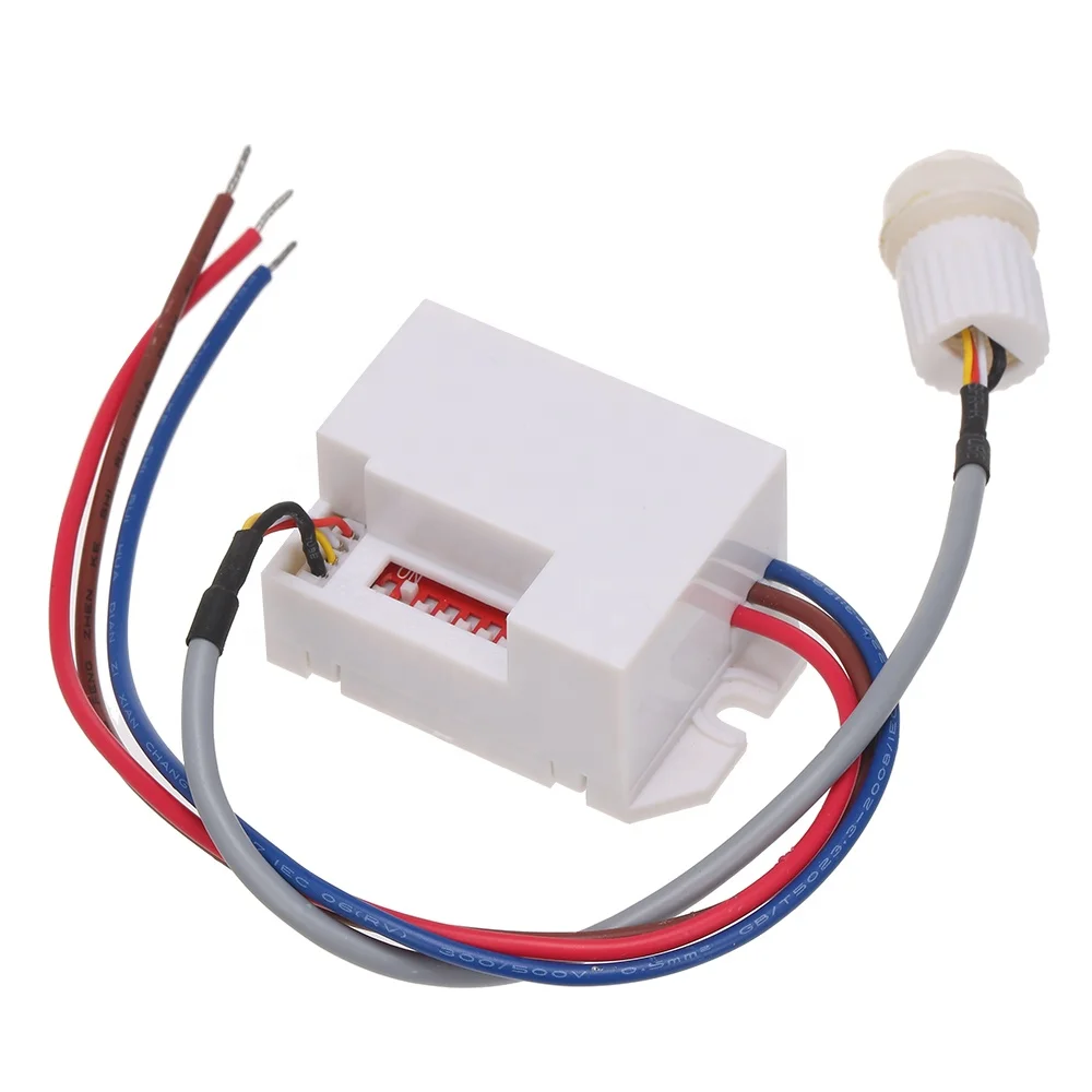 Mini PIR Sensor Indoor, Ceiling Flush Mounted Infrared Motion Sensor, Range max. 6m/360