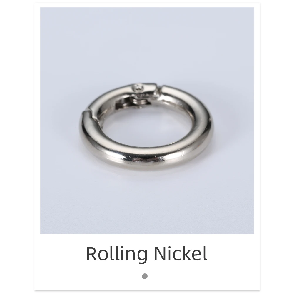 Customize Trigger metal bag Lobster Clasp zinc alloy swivel O Ring snap hook