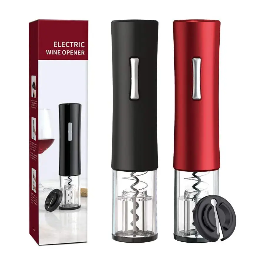 Wholesale Professional Automatic Air Pressure Corkscrew Gift Set Foil Cutter Electric Air Pump Red Wine Opener Set