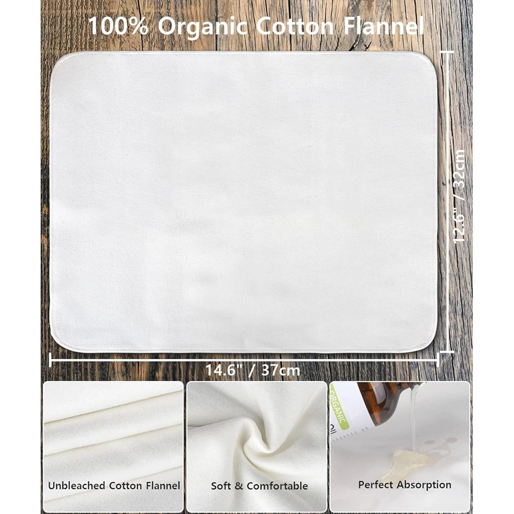 100% Pure Organic Cold Pressed Castor Oil with Reusable Pack Wrap Kit Organic Cotton Black Castor Oil for Body Health Massage