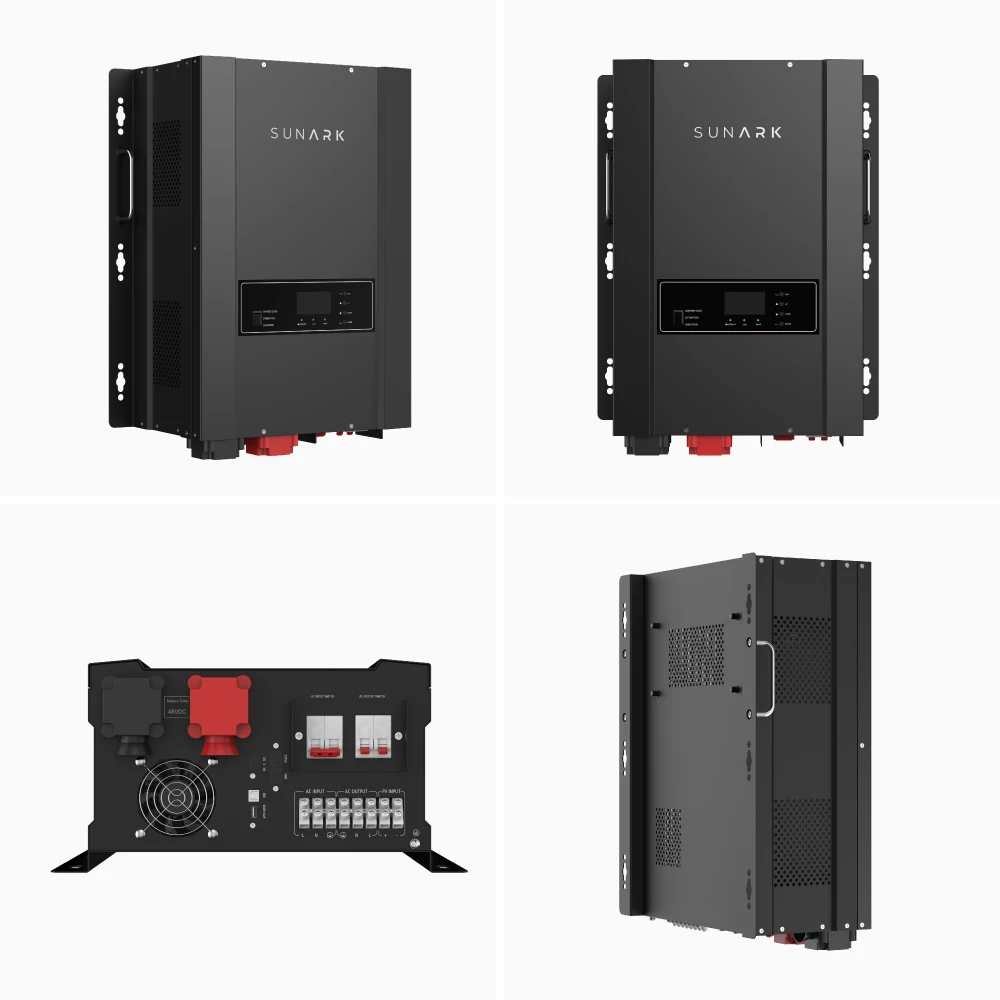 Sunark Low Frequency Off Grid Solar Power Inverter 240V 6Kw 12Kw Split Phase Pv Inverter Compatible To Mains Voltage