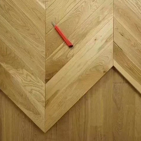 Multilayer oak chevron fish bone flooring parquet indoor usage