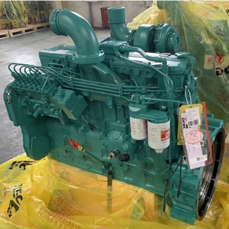 Genuine 9.5L watercooling 6 cylinders Dongfeng DCEC Diesel Generator Engine 6LTAA9.5-G1 factory price