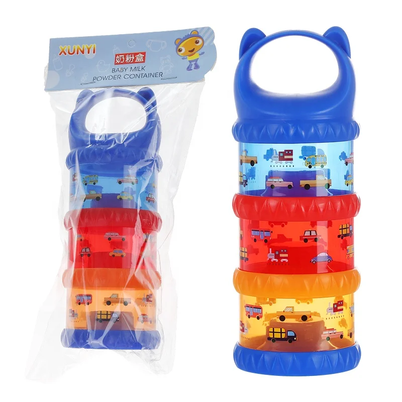 
Color milk powder box convenient printing three-layer cathead milk powder box 