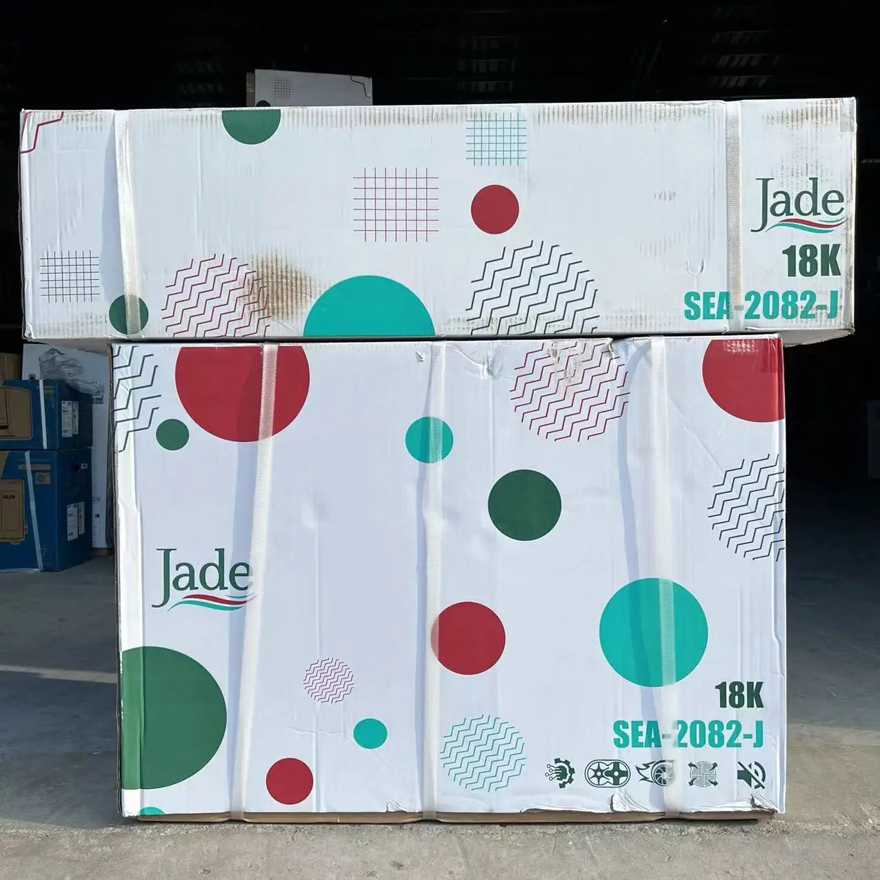 Dual inverter air conditioner Electrolux sub brand JADE black panel 18000btu 1.5 Ton heat pump with turbo 220v 50hz 4D air flow