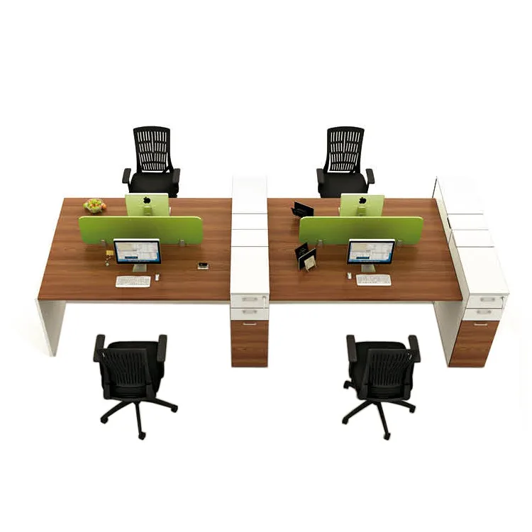 Factory Price Laboratory Office Workstation for 2/4/6 Person Home Desk
