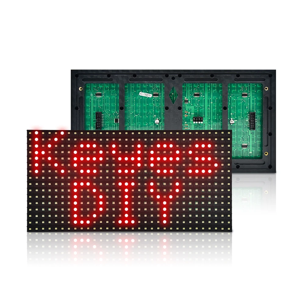 P10 Indoor Outdoor Waterproof Advertising Led Panels Digital Screen Dot Matrix Led Display Module