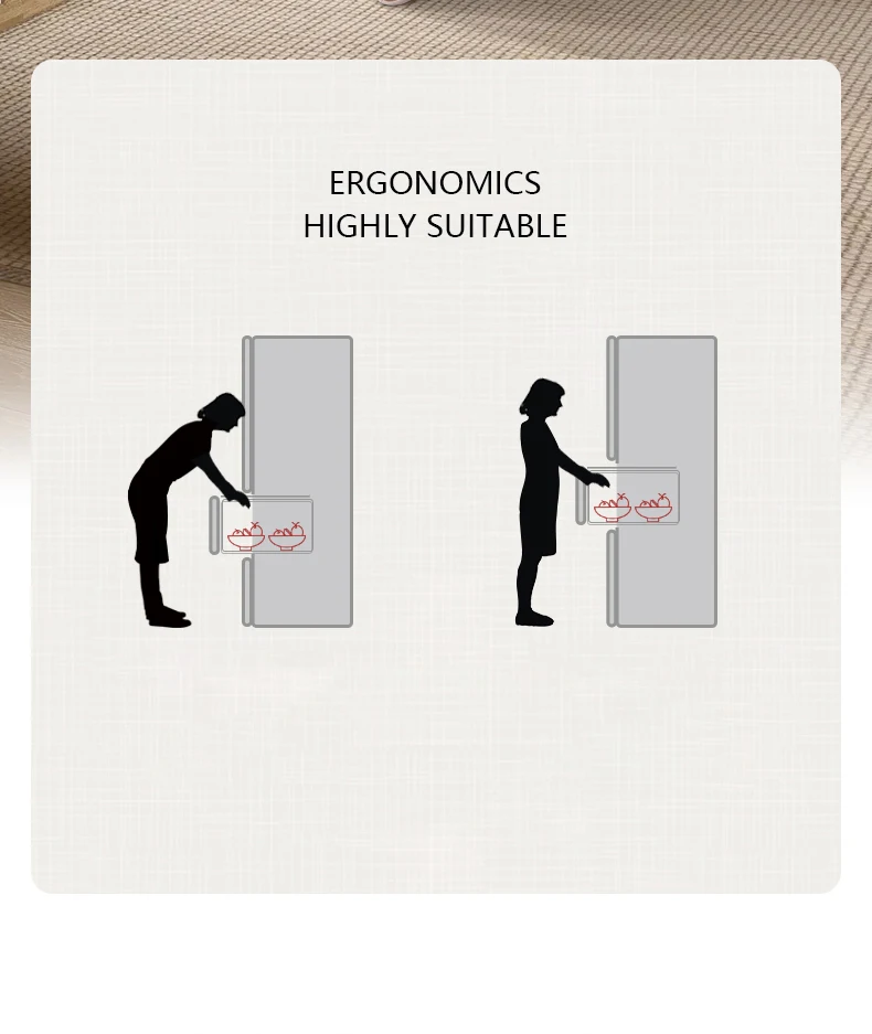 Japanese frequency conversion energy-saving embedded multi door large capacity household refrigerator