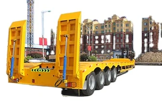 Wholesale low bed trailer truck low floor semi truck trailer