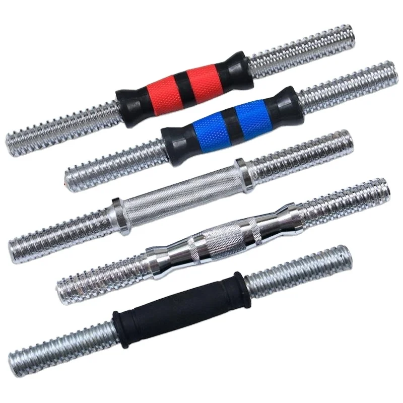 Cheap Factory Price Strength Training Adjustable Weight Paltes Barbell Universal Connecting Chromed Rod The Dumbbell Bar