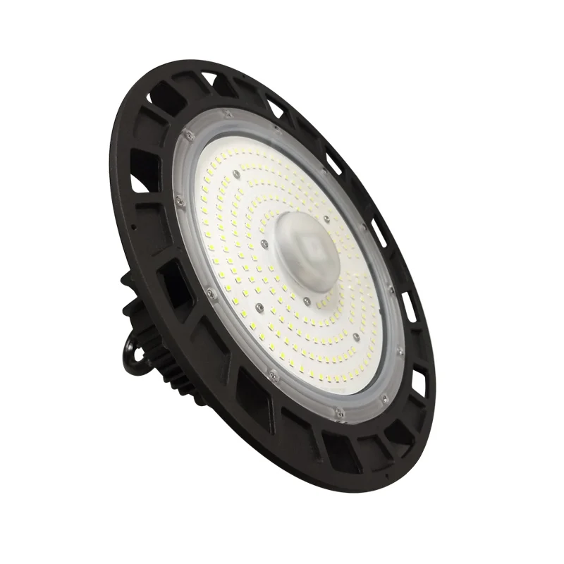 High bays 100W 155lm/w IP65 waterproof aluminum suspending industrial fixture warehouse LED HIGH BAYS dimmable sensors function