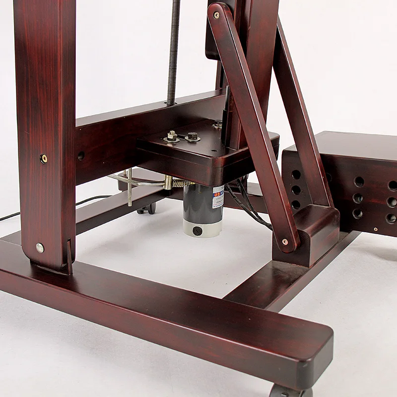 Electric Studio Easel Height-adjustable with Engine Walnut Easel DHJ-10