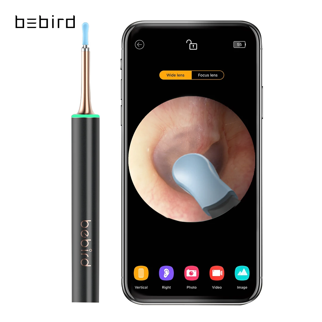Manufacturer wireless ear otoscope camera T15 newest ear cleaning kit waterproof ear wax removal tool