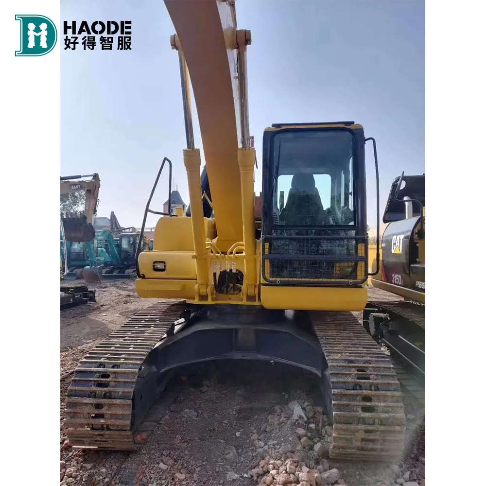 HAODE Used Excavator Komatsu Pc160 160-7 Digger Bomba Hydraulica komatsu Pc160 16ton Excavator With Ic7hydraulic Control Valve