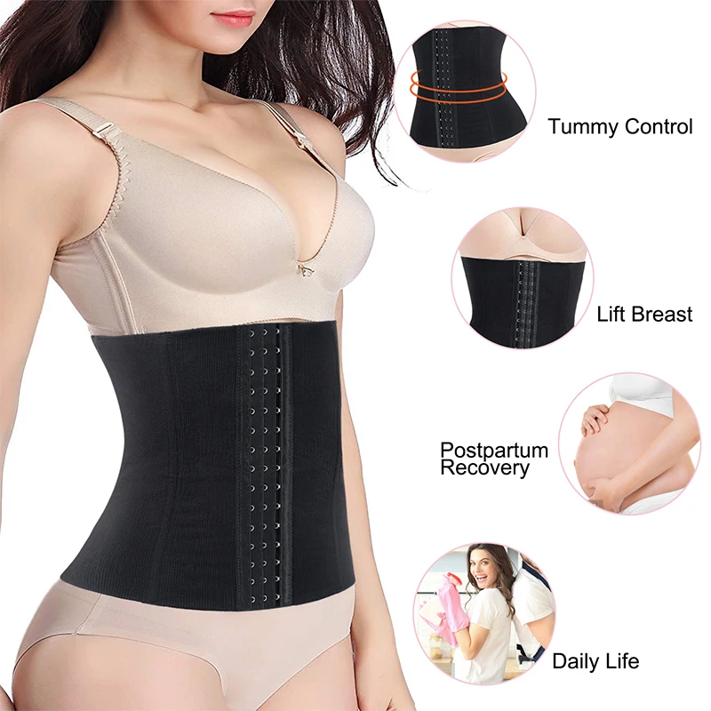 private label waist trainer slimming sheath the belly colombian post surgery girdles for women