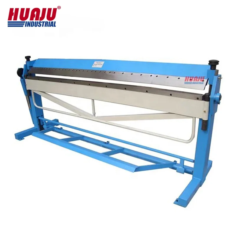 Huaju Industrial PBB2520/1.0 100 Inch Manual Box and Pan Brake Hand Sheet Metal Folding Machine with Foot Clamp