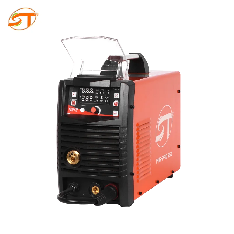 Легко миг 250 поток-Core/МиГ проводов подачи сварщик-220 В 180 Amp алюминий/стали сварочный аппарат