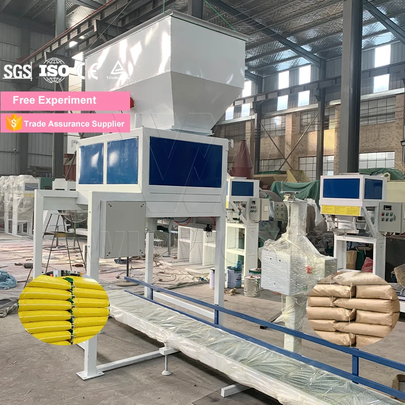 WINWORK Automatic 5-50kg Rice Grain Pellets Organic Fertilizer Bag Packing Machine