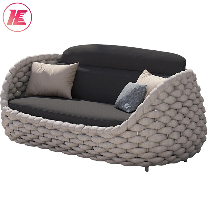 Manufacturer New Sofa Sets Outdoor Fabric Garden Furniture Sofa Outdoor