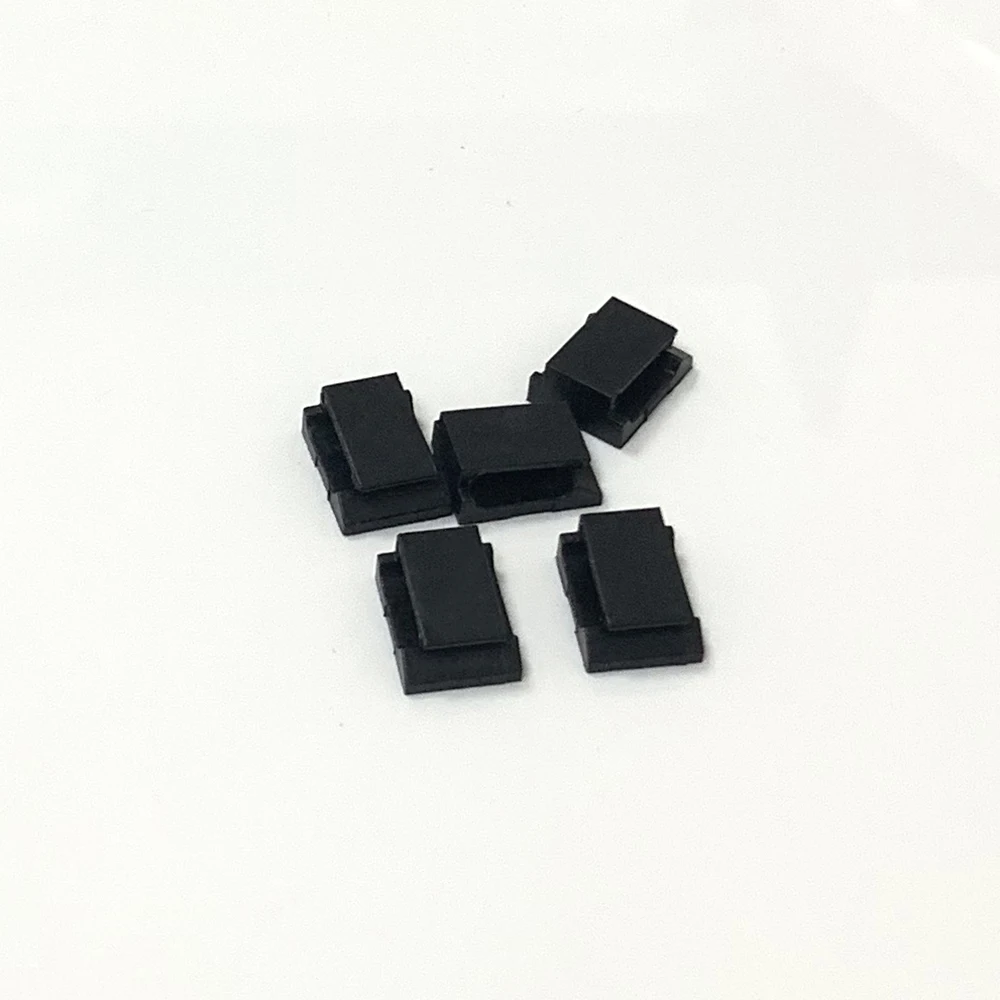 Black 3M Glue Wire Holder Wire Sticky Wiring Fixing Clips cable fixed clamp