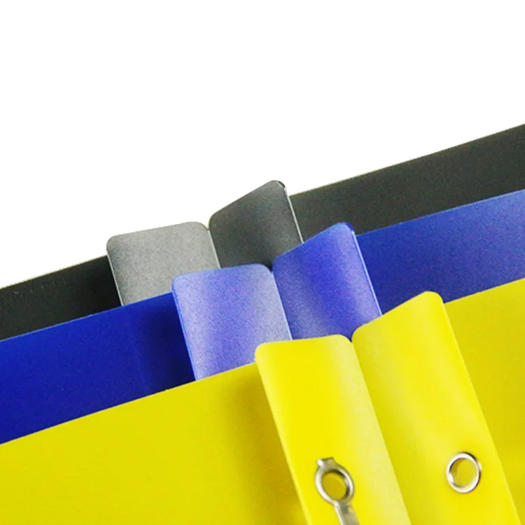 Hot Sales High Quality Poly Portfolio File Folder With 3 Holes Punched Prongs 2 Pocket PP