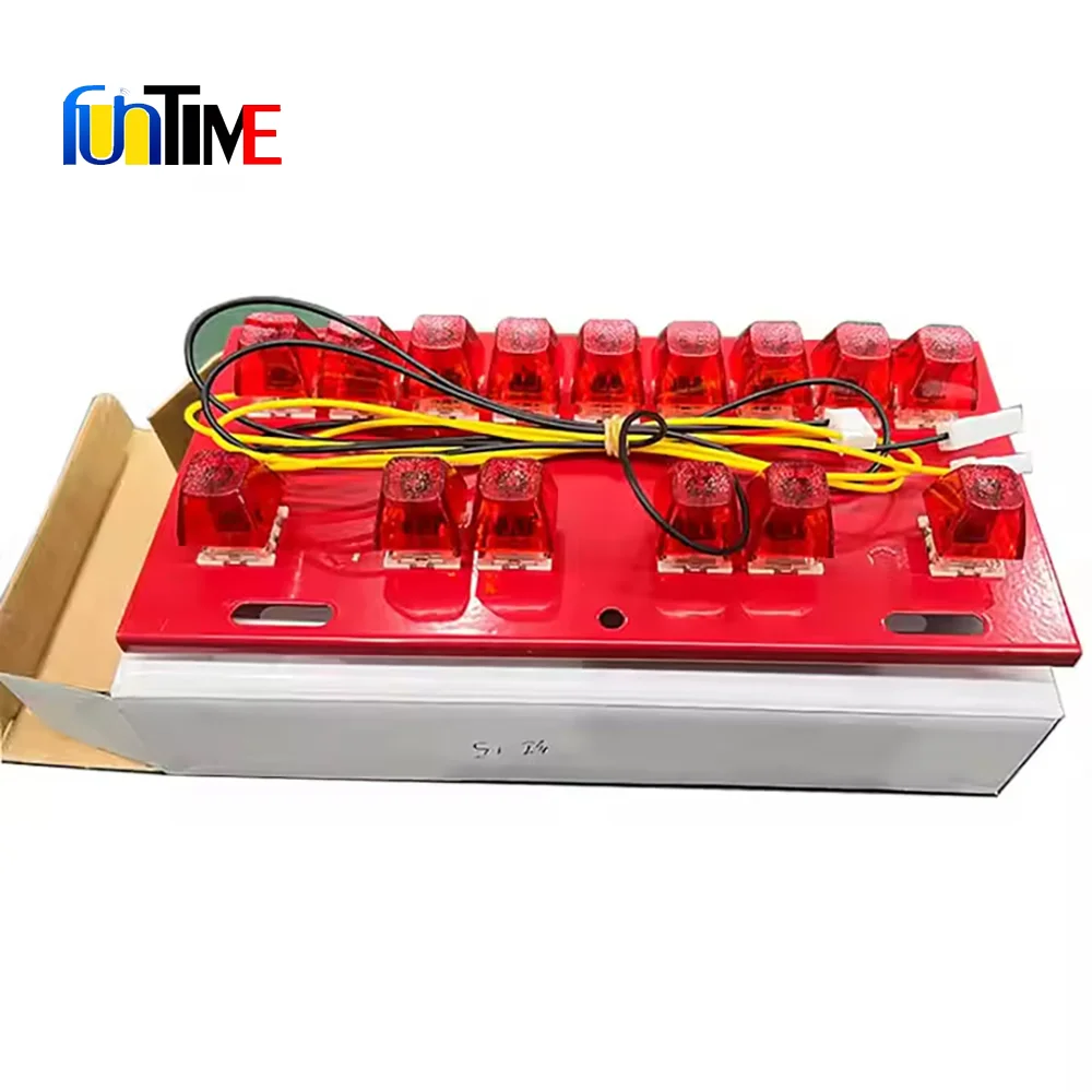Crane Machine Type LED Light Wired PC Mechanical Keyboard for Gaming & Arcade Players