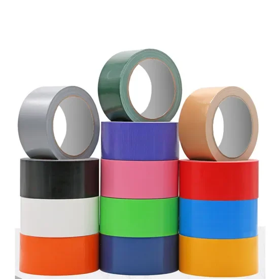 Factory Supply PVC Heavy Duty Silver Duct Tape Custom Adhesive Duct Tape Cloth Colored Duct Tape