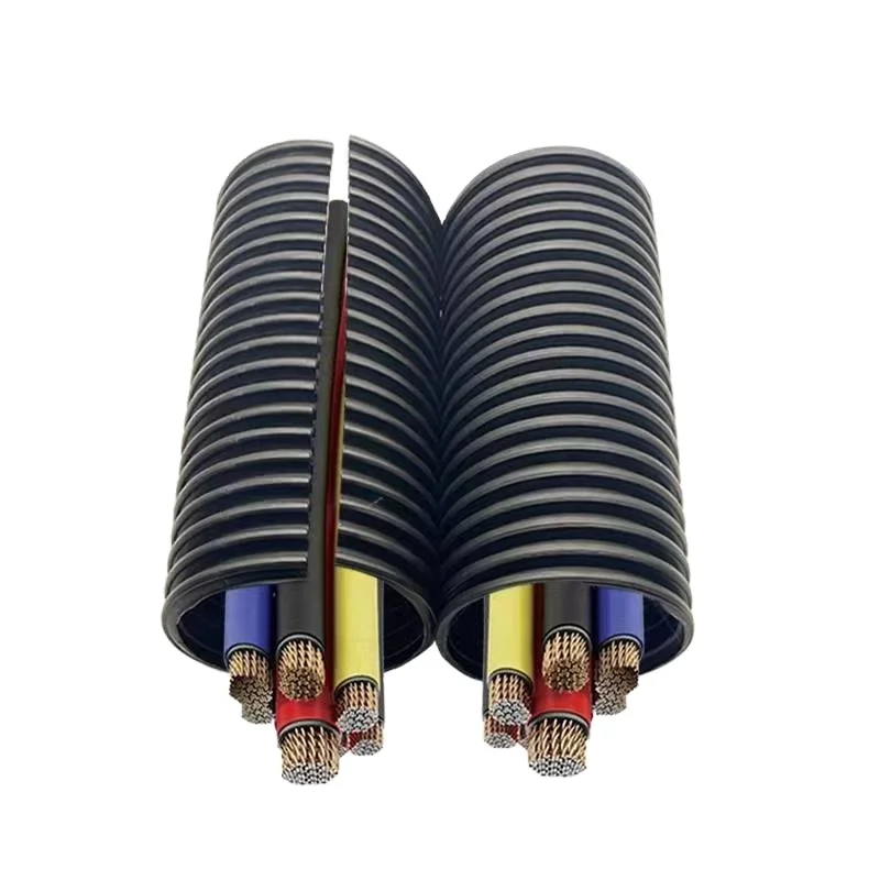 HDPE Flexible Corrugated Hose Electrical Conduit