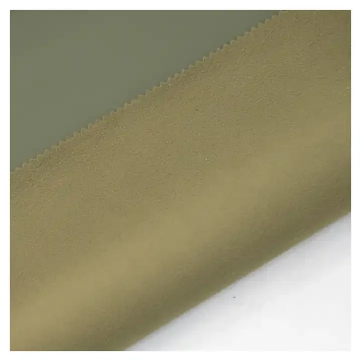 75DX75D 280GSM флисовая ткань для задней части памяти 100% полиэфирная мягкая уличной куртки