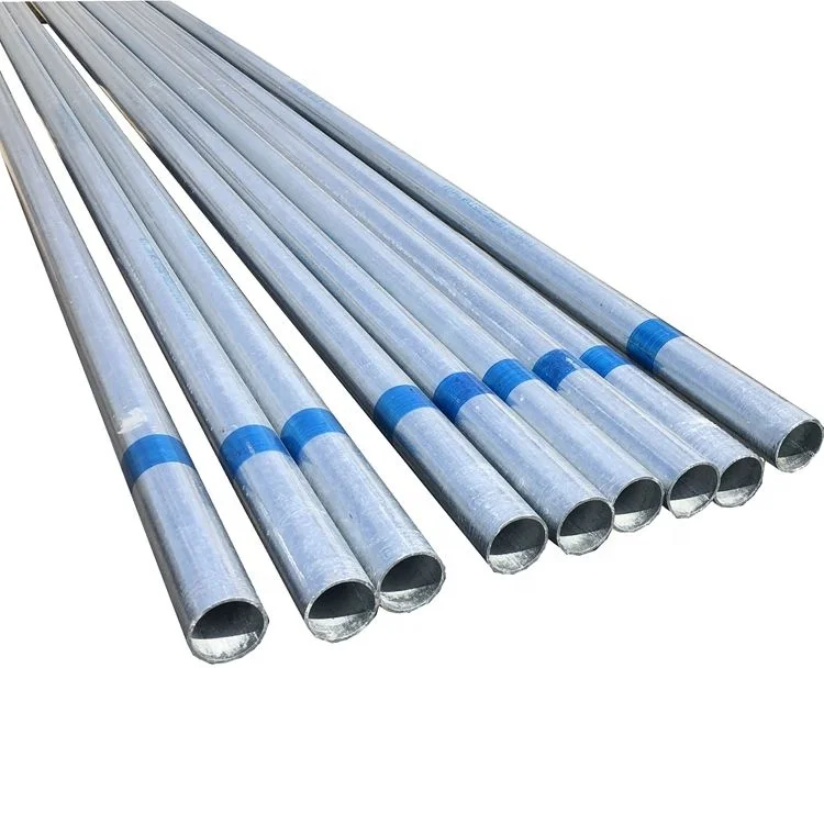 St37 pre оцинкованная ss400 astm a36 Металлическая стальная труба gal 32 мм 48 tubo galvanizado цена