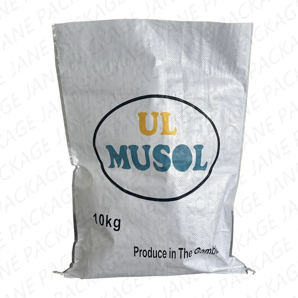 Jane package 10kg basmati rice pp sac en polypropylene laminated bags