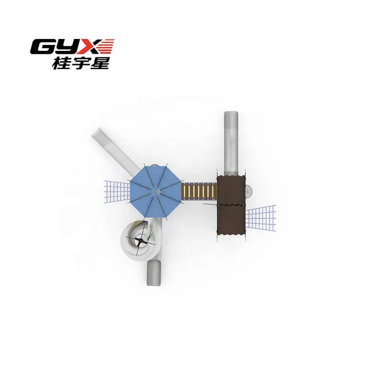 China Manufacturer Multifunctional Kids Outdoor Playground Equipment with Big Stainless Steel Slide And Swing