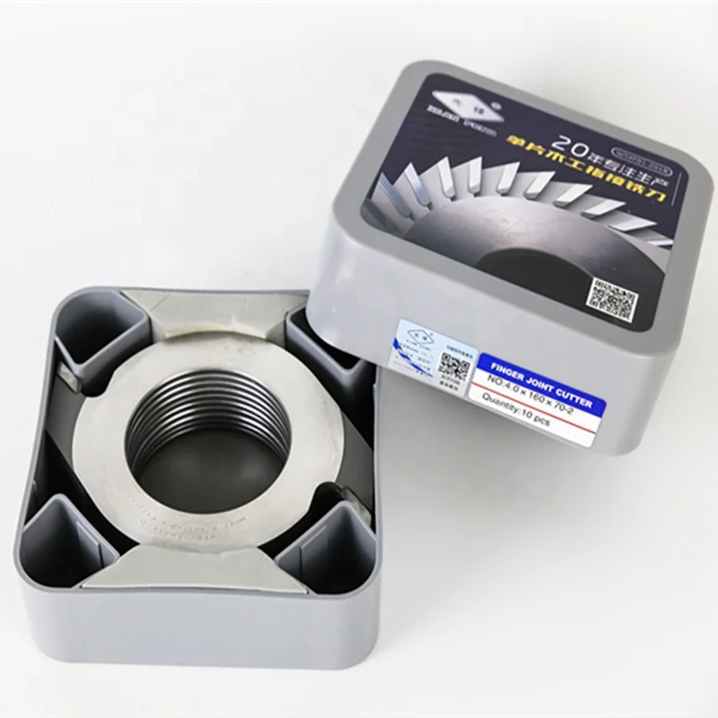 Pioneer factory direct sell 160*50*4.0*Z2 Top Quality Woodworking Machinery carbide finger joint cutter for solid wood