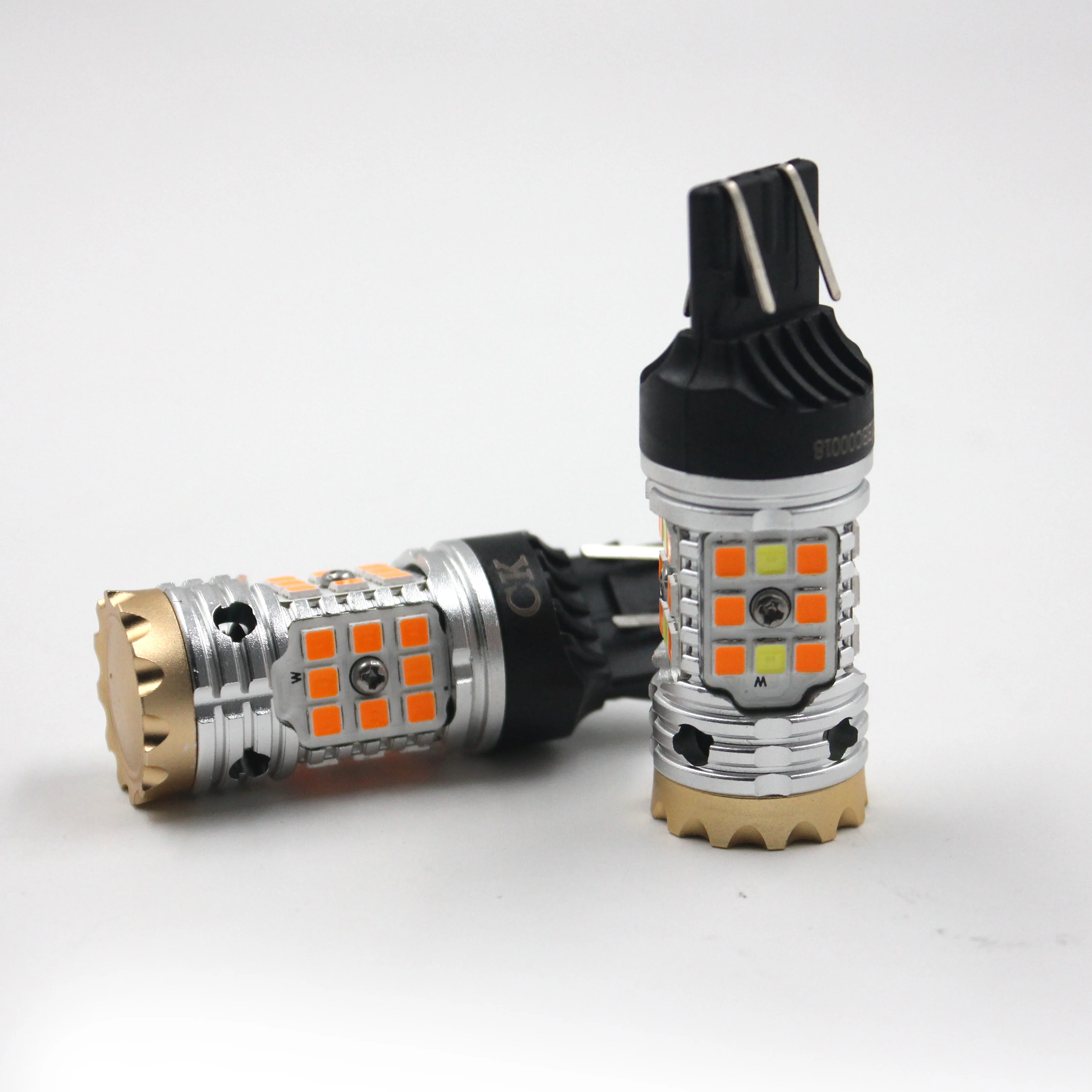 Автомобильная осветительная система T20 7440 7443 32SMD Canbus без ошибок двухцветная лампа светодиодная поворотники