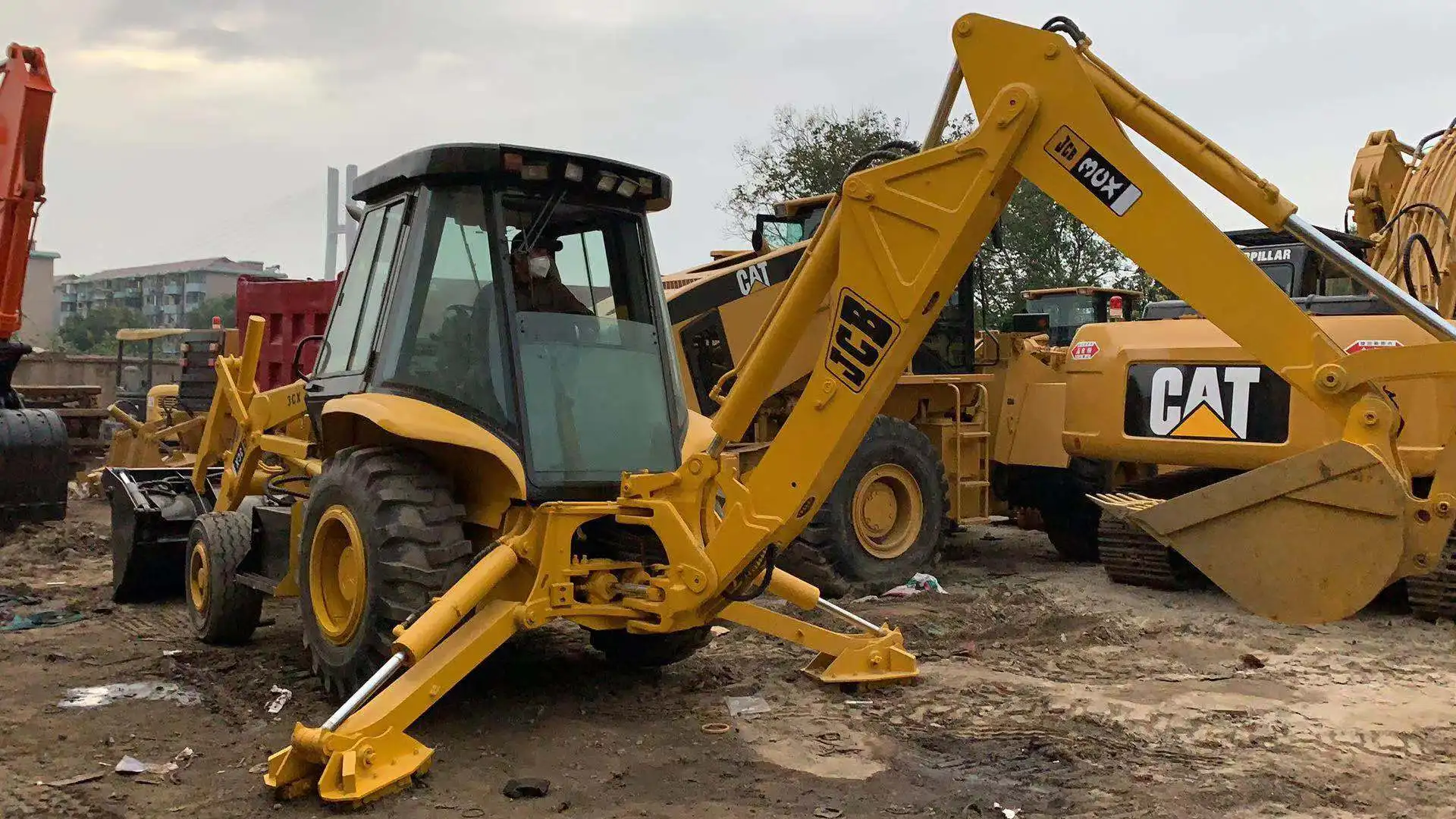 original j-cB 3cx 4cx backhoe loader