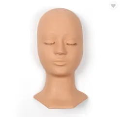 Free Ship Mannequin Head Cosmetology Training Head for Eyelashes Planting Practing Make up  Training