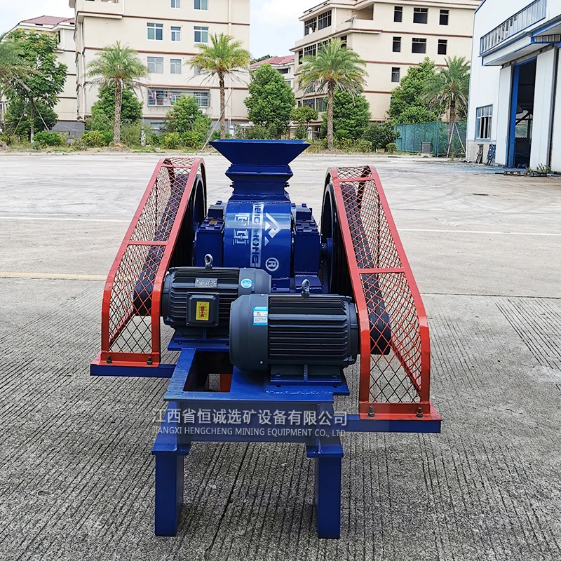 Sand making plant smooth 2PGS 500x750 double roller crusher for manganese